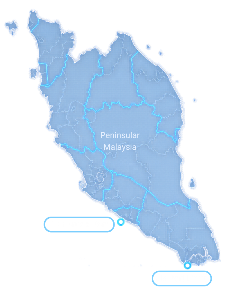 map peninsular malaysia