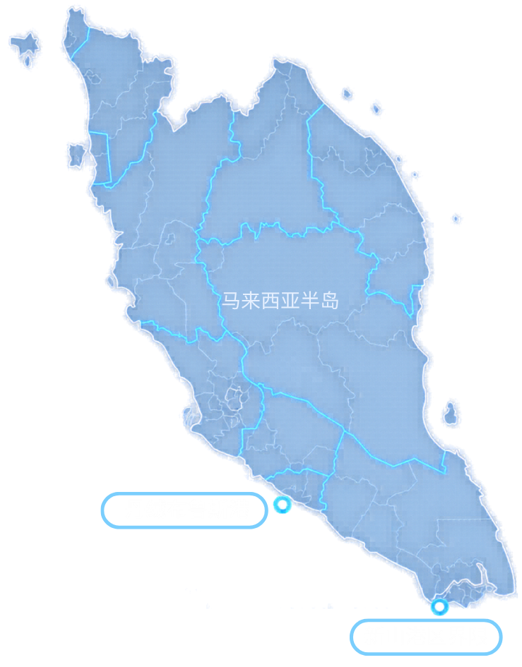 map peninsular malaysia